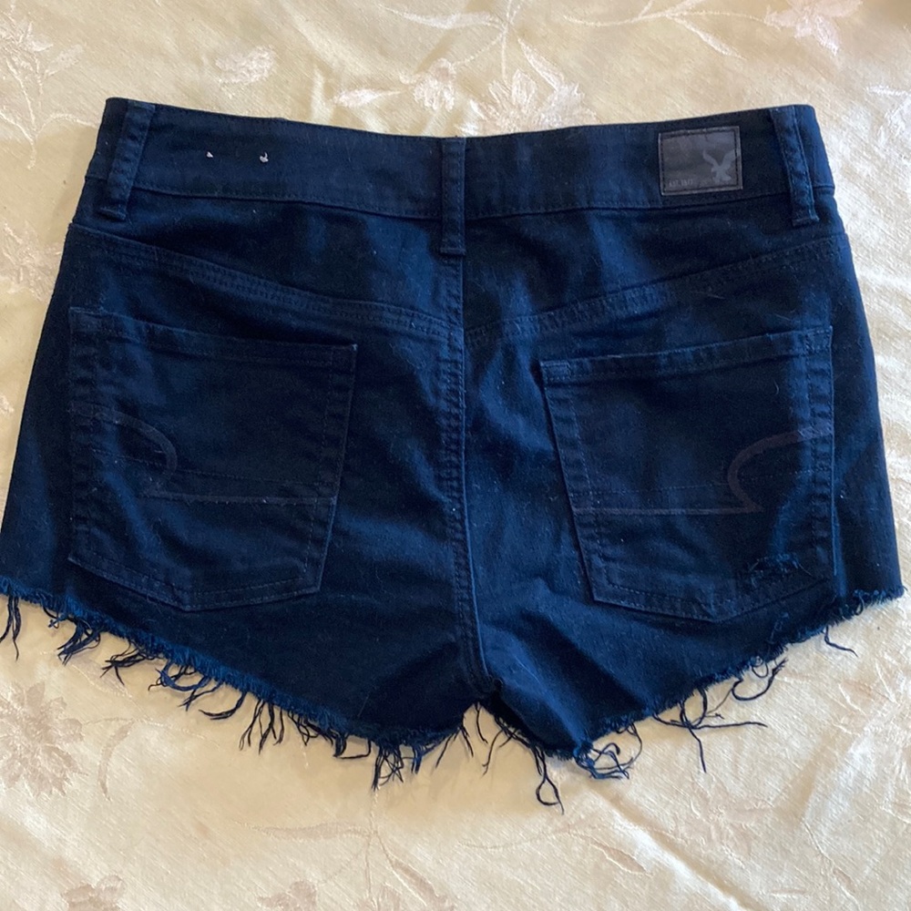 Size 8 Black American eagle shorts